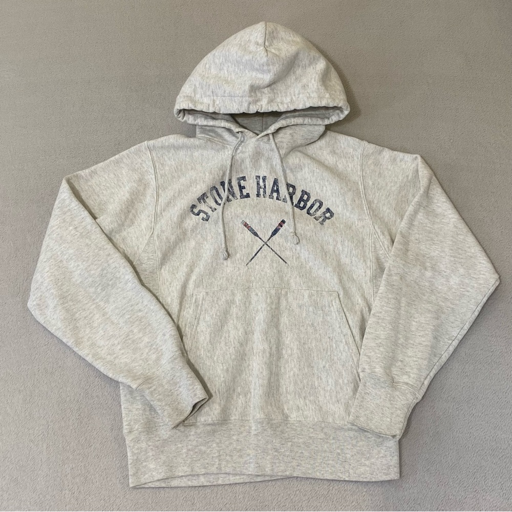 Champion Reverse Weave Adult Small Sweatshirt Stone Harbor New Jersey Y2K